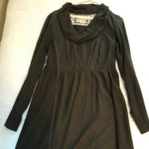 Anthropologie Casual Olive Sweater Dress